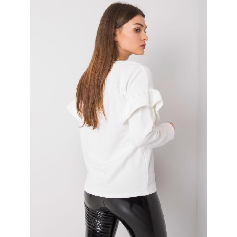 Dámska mikina Scarlett RUE PARIS ecru