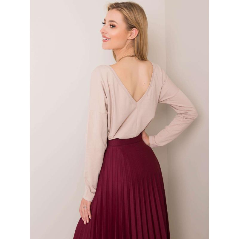 Női blúz LARISSA bézs színben