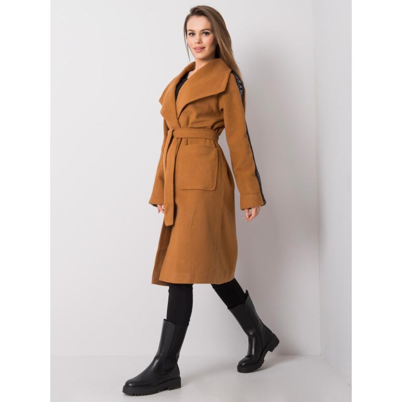 Dámský kabát DANNI světle hnědý 