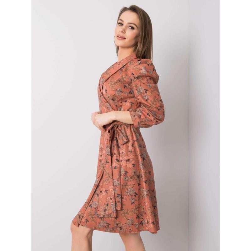 Dámské šaty ELOISE světle hnědé 