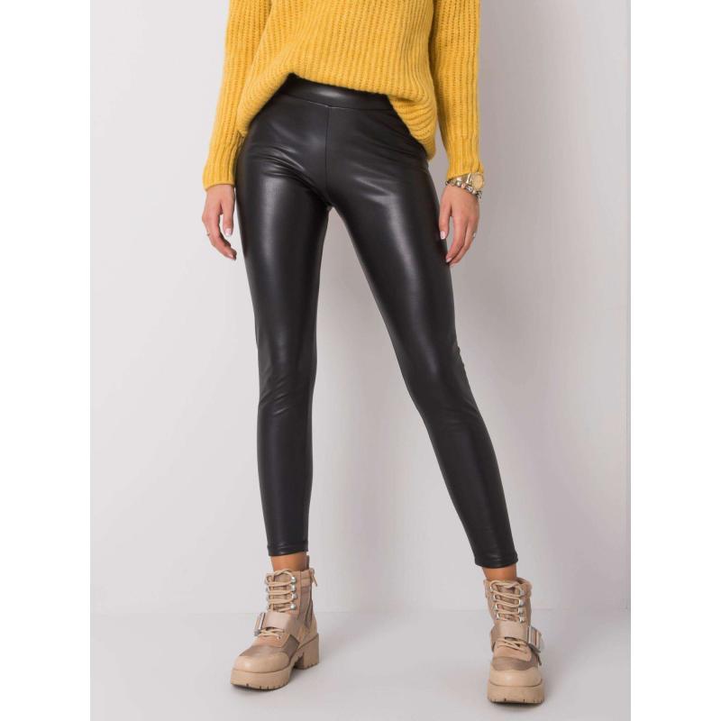 Dámske legíny z organickej kože Briana RUE PARIS black