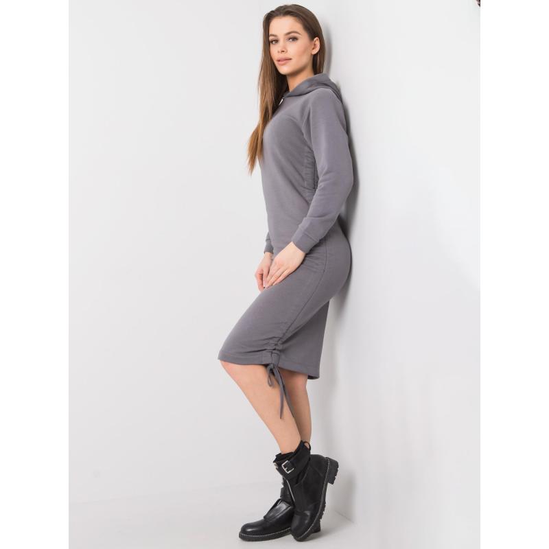 Női Noelle RUE PARIS ruha sötét szürke