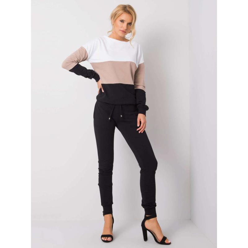 Dámsky set Sandra RUE PARIS beige-black