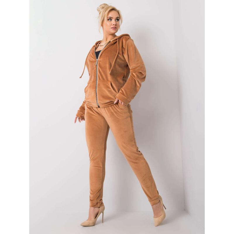 Női plus size szett MICHELL barna