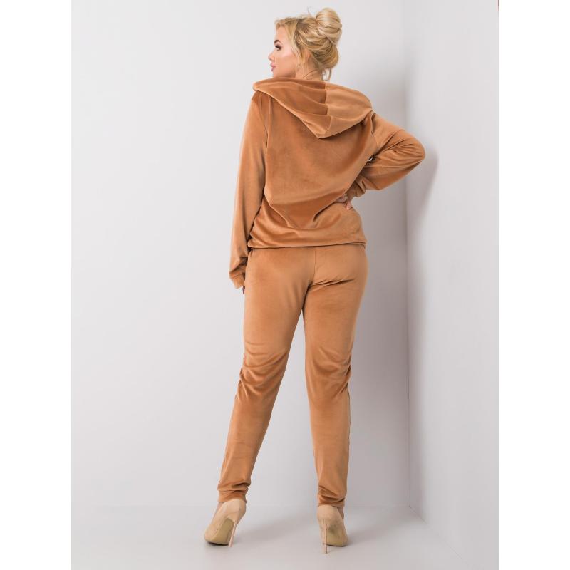 Női plus size szett MICHELL barna