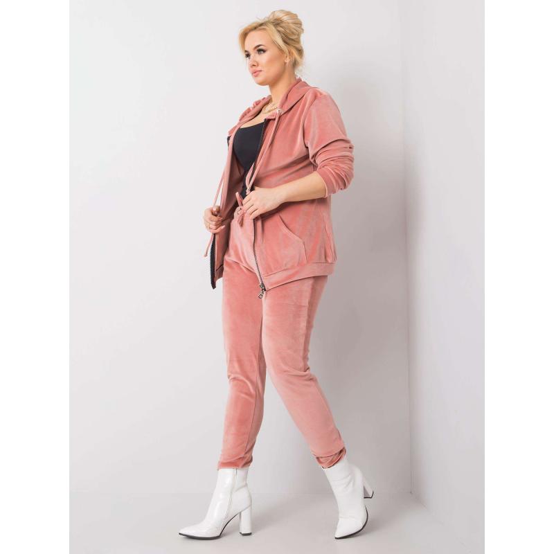 Női plus size szett MICHELL pink