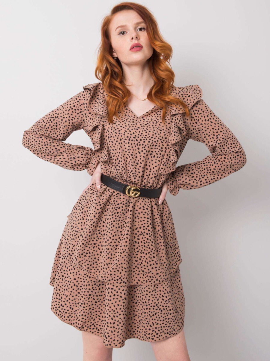 Dámske šaty Blythe RUE PARIS beige