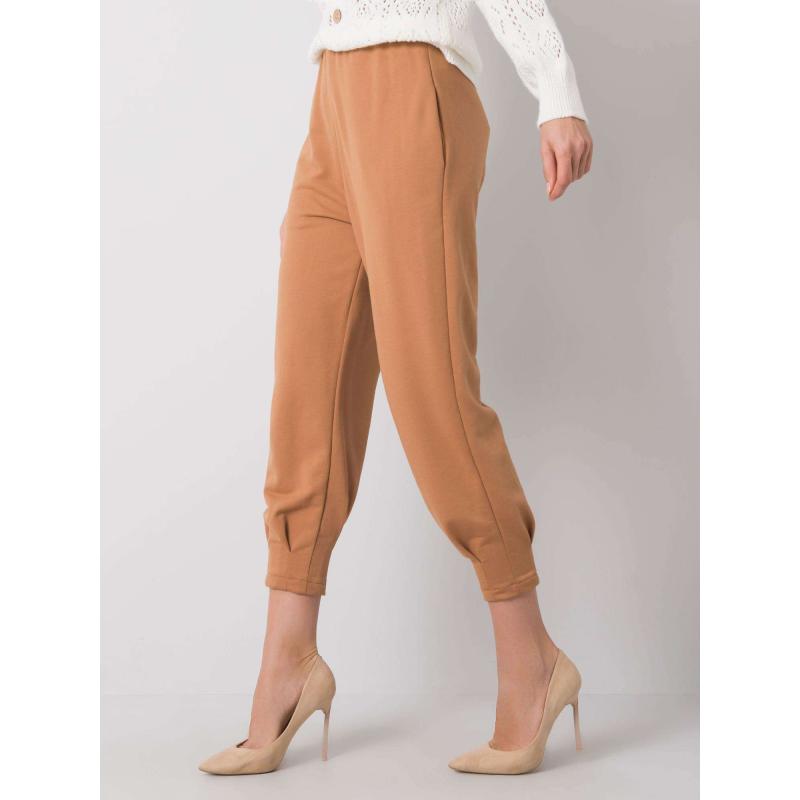 Dámské tepláky Iria RUE PARIS hnědé 