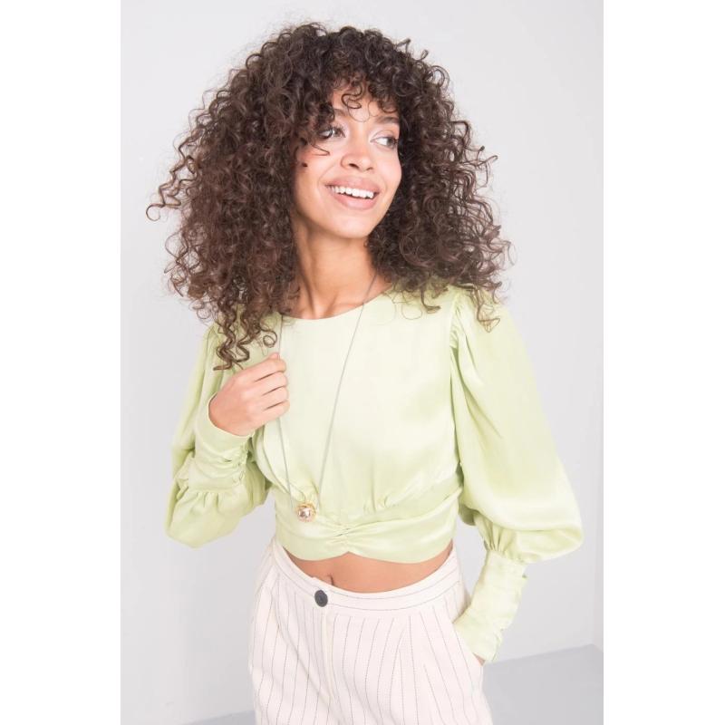 Női blúz BSL lime zöld