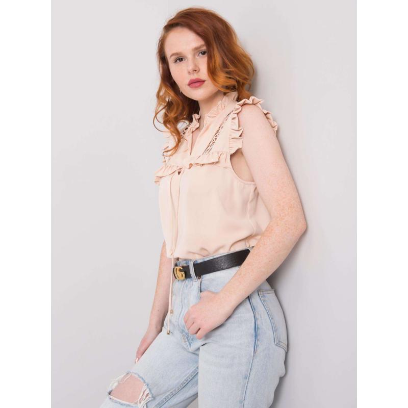 Dámská halenka Eira OCH BELLA světle béžová