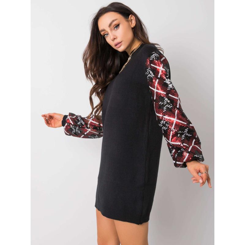 Női ruha LEAH fekete