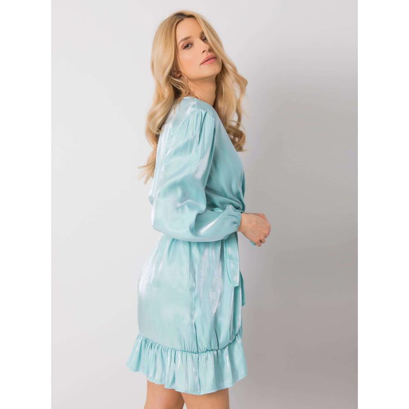 Női JANE menta zöld fodros ruha