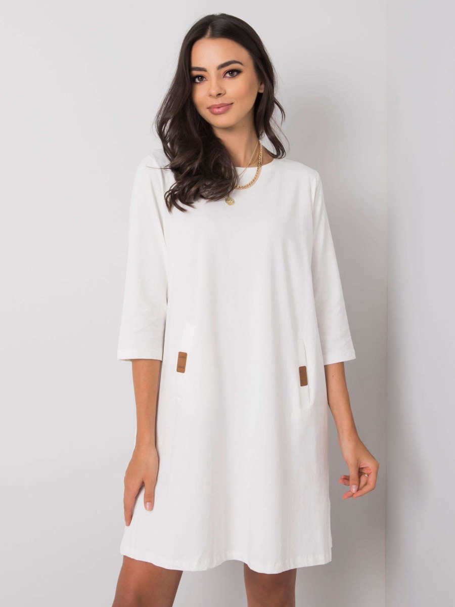 Dámske bavlnené šaty DALENNE white