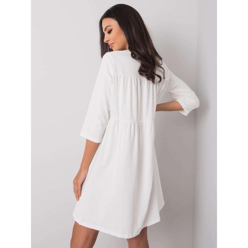 Dámské šaty bavlněné DALENNE bílé 