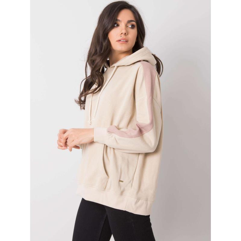 Női Janelle DON'T KNOW ME pulóver bézs színben