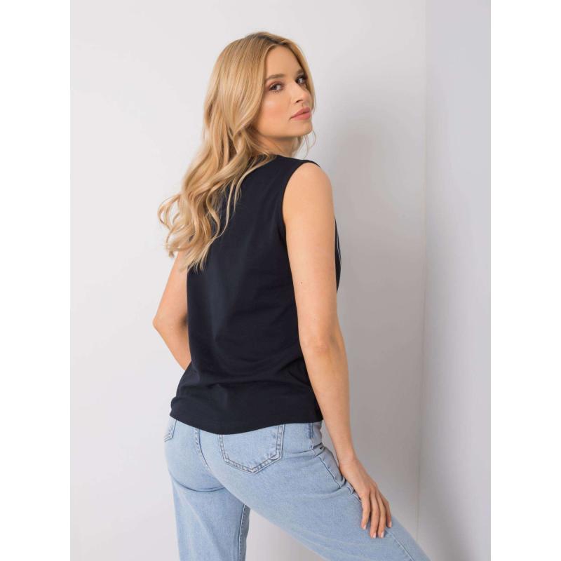 Dámsky top s potlačou Petra RUE PARIS navy blue