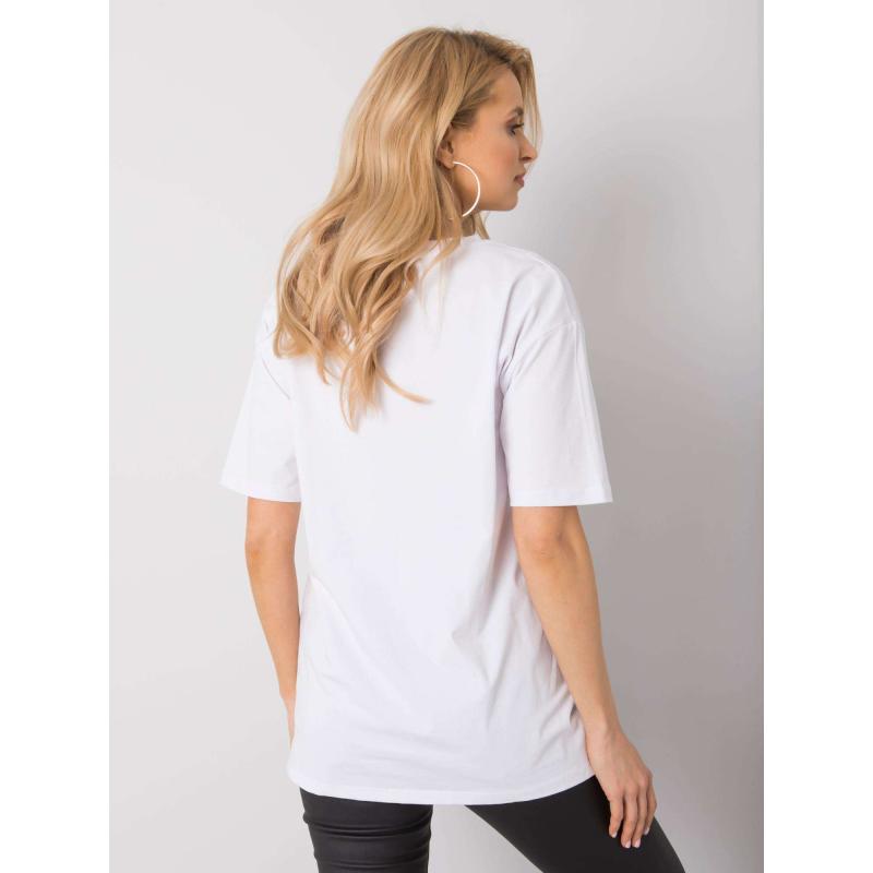 Női nyomtatott póló Jasmine RUE PARIS fehér