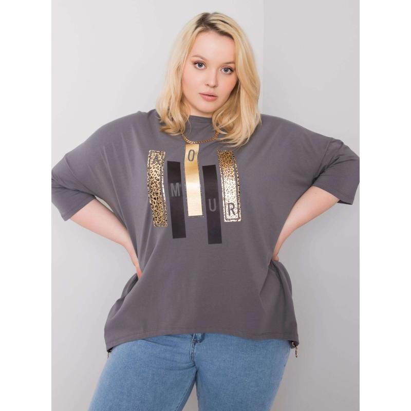 Dámská halenka IZZY tmavě šedá