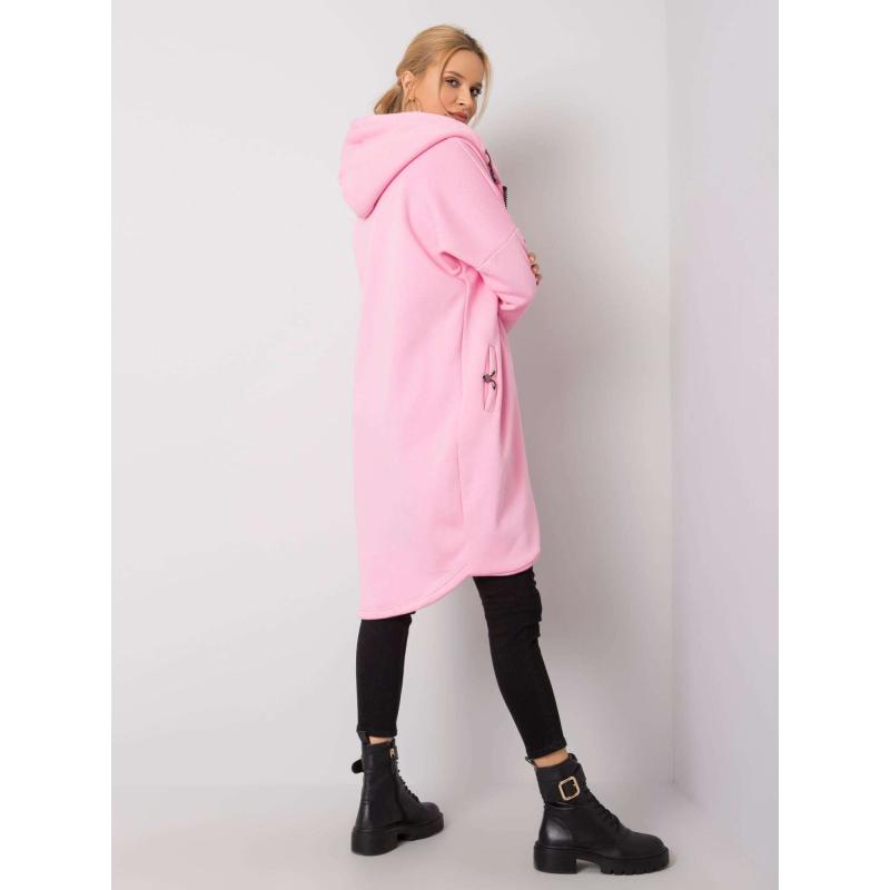 Dámská mikina Tina RUE PARIS světle růžová 