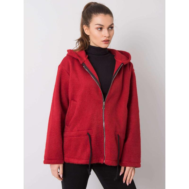 Női kabát AUDREY bordó