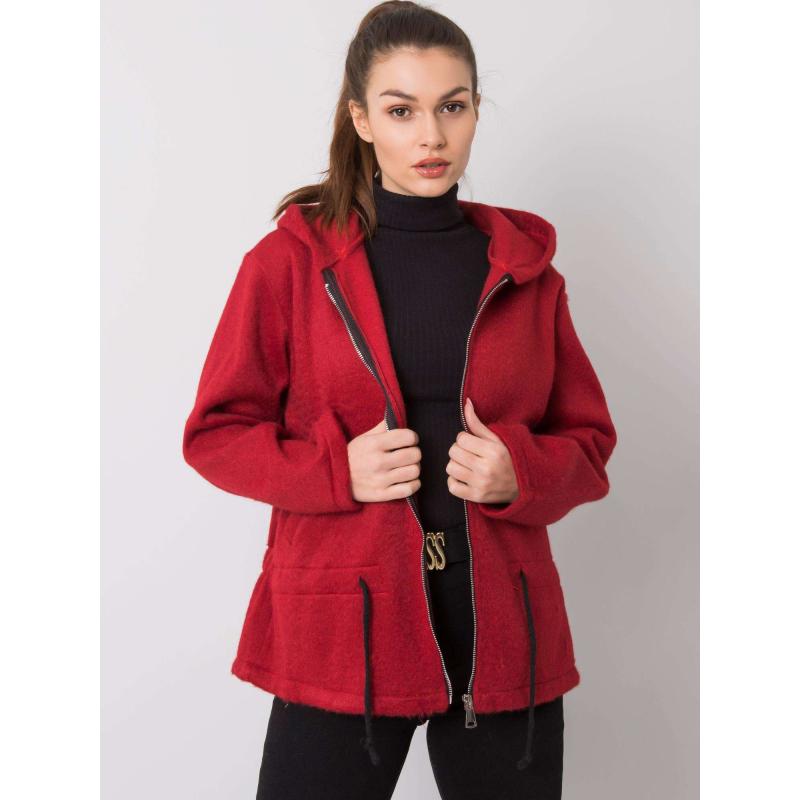 Női kabát AUDREY bordó