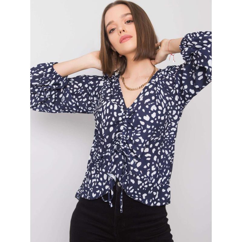 Női blúz RICARDA tengerészkék