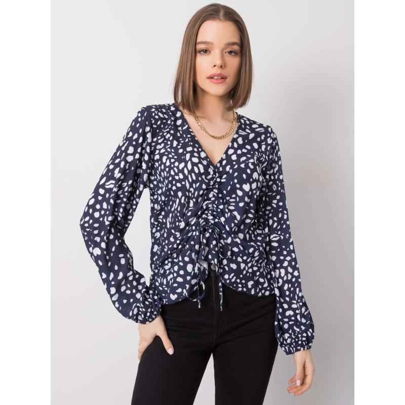 Női blúz RICARDA tengerészkék