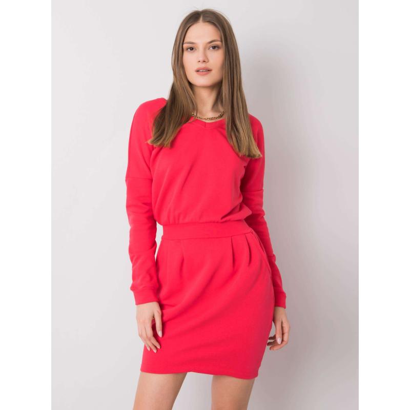 Női Kloe RUE PARIS ruha korall színben