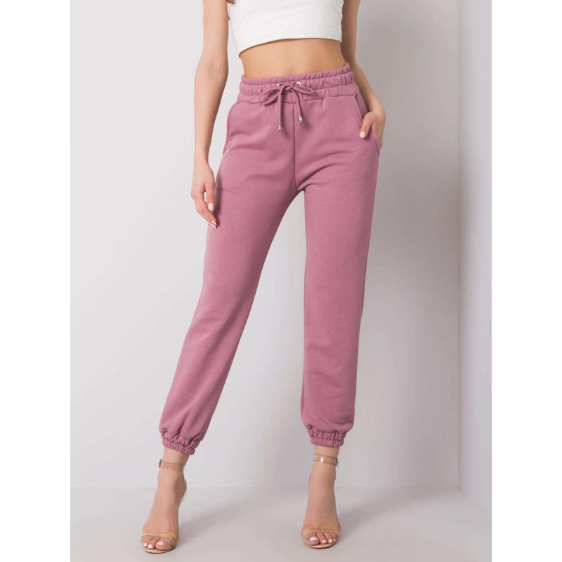 Dámské tepláky Agueda RUE PARIS špinavě růžové 