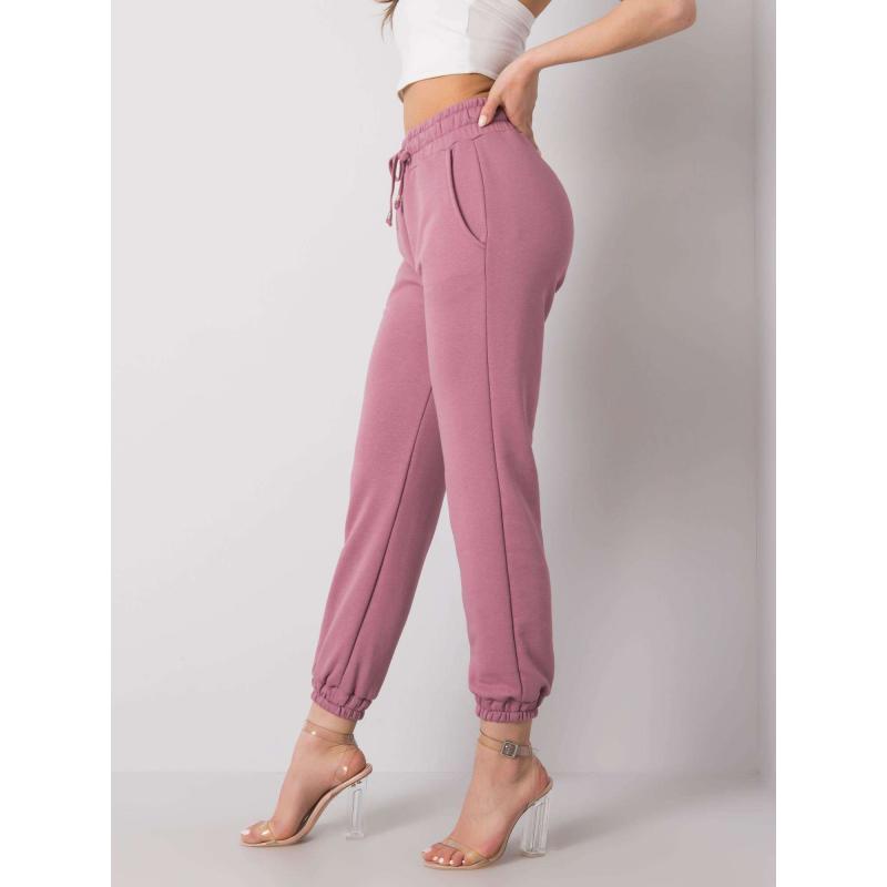 Dámské tepláky Agueda RUE PARIS špinavě růžové 