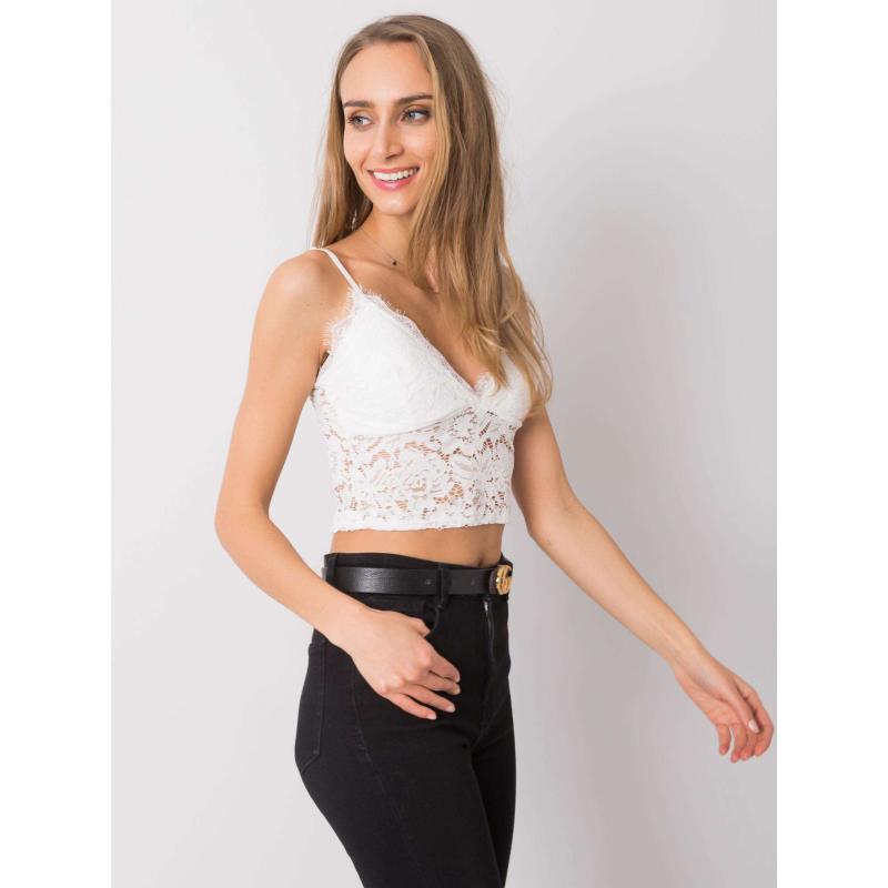 Dámský top krajkový Zorinne OCH BELLA bílý