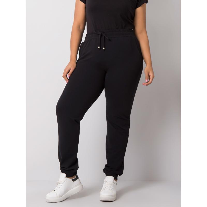 Dámske plus size tepláky BEATRIZ black