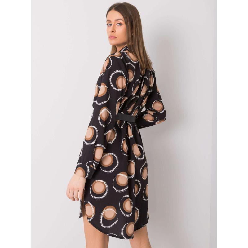 Dámské šaty FARRO černohnědé 