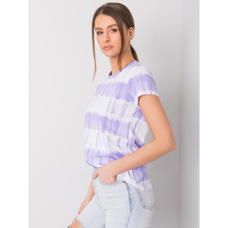 Női póló GIANNA lila és fehér