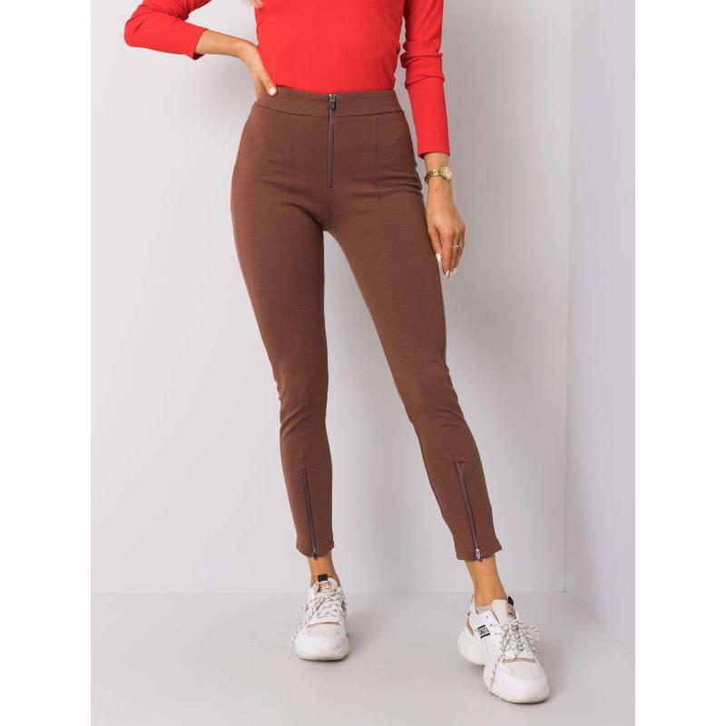 Dámske nohavice RUE PARIS Georgia brown