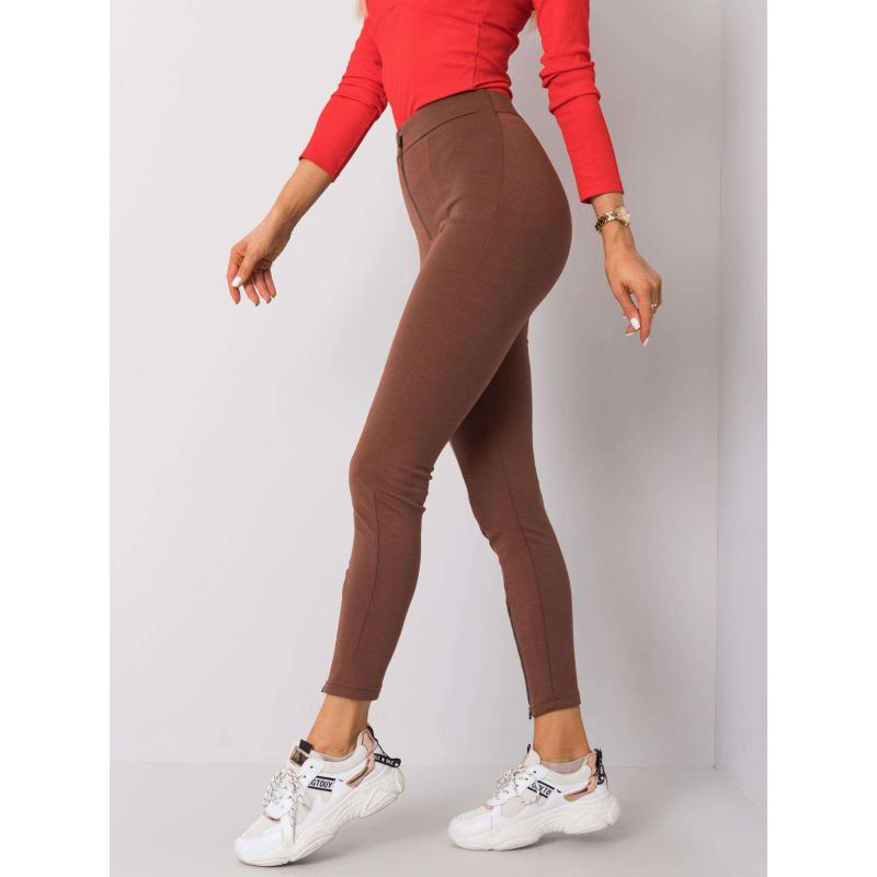 Dámske nohavice RUE PARIS Georgia brown