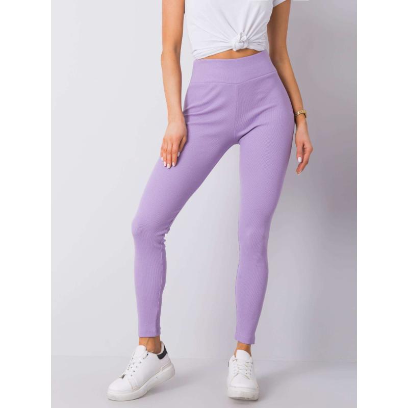 Dámske rebrované legíny SANJA Purple