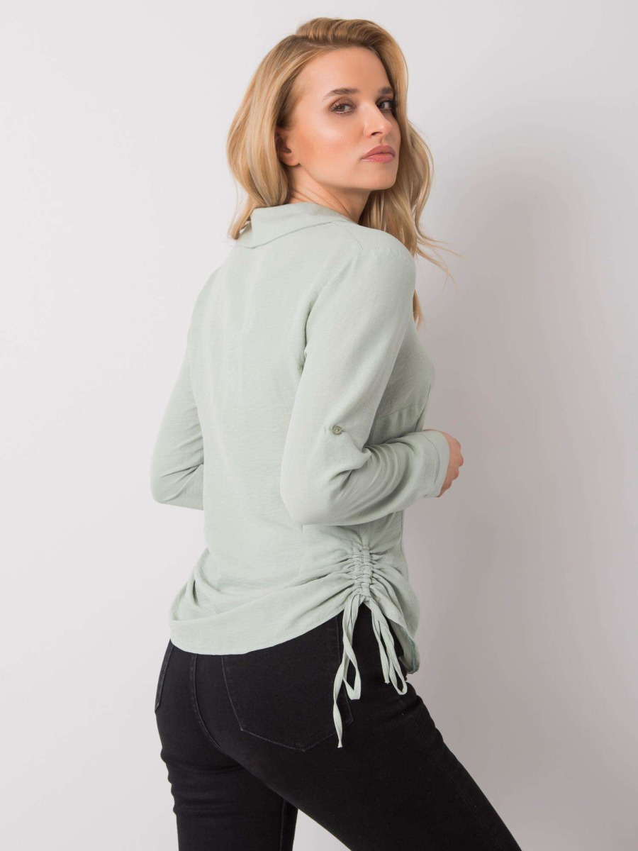 Dámska košeľa Zayna RUE PARIS mint green