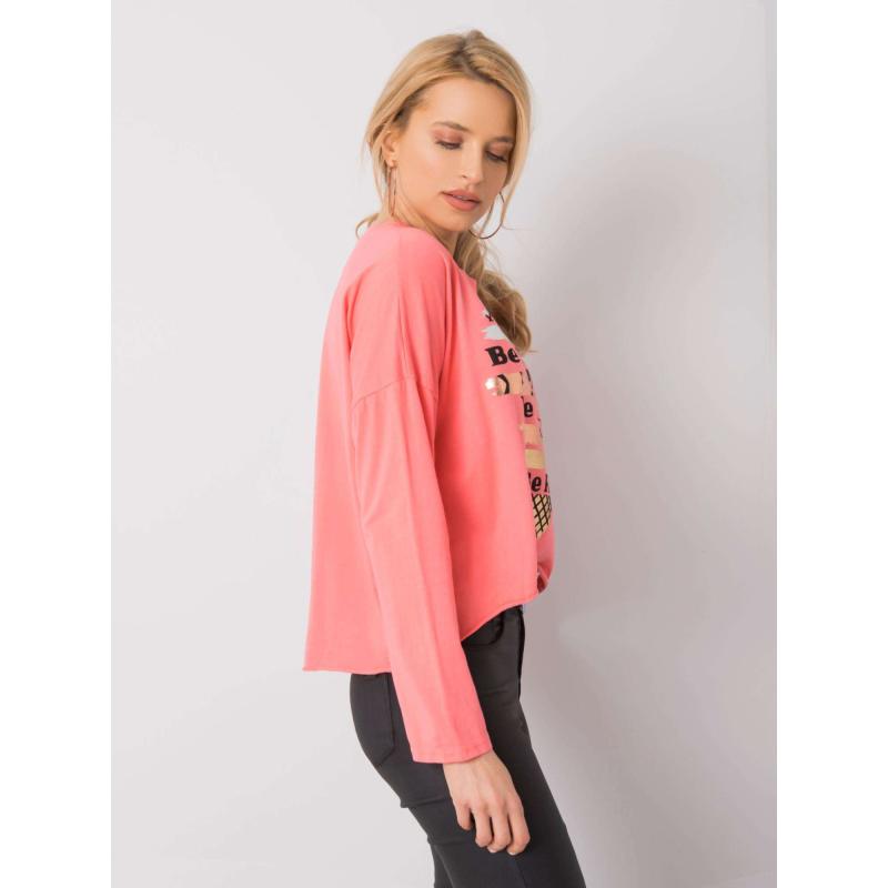 Dámská halenka s dlouhými rukávy MIRIANA korálová 