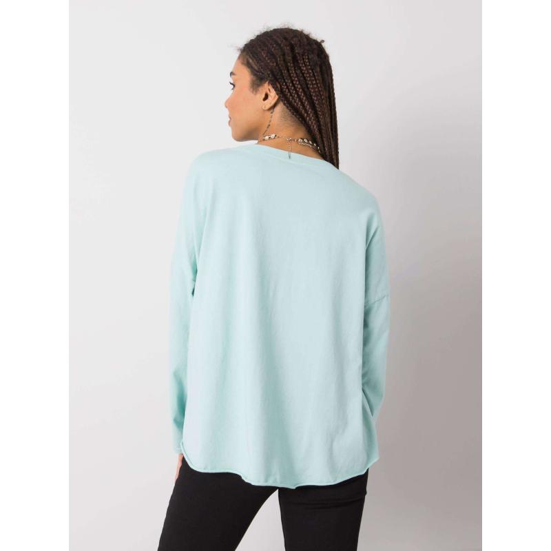 Dámská halenka s dlouhými rukávy MIRIANA mátově zelená