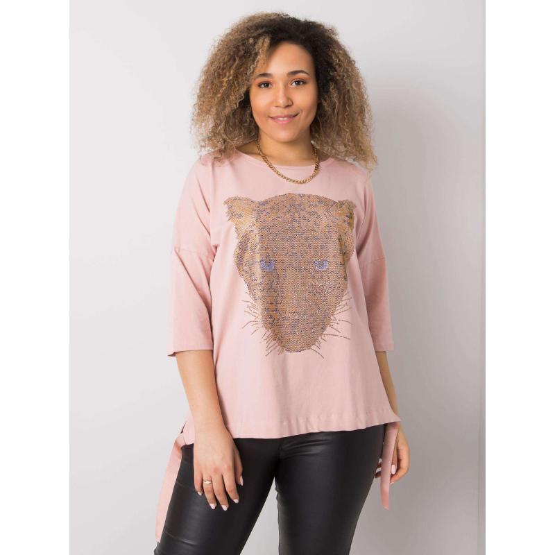 Női plus size blúz DARREN pink