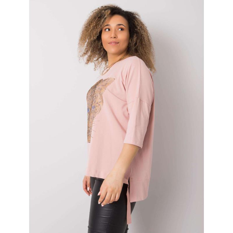 Női plus size blúz DARREN pink