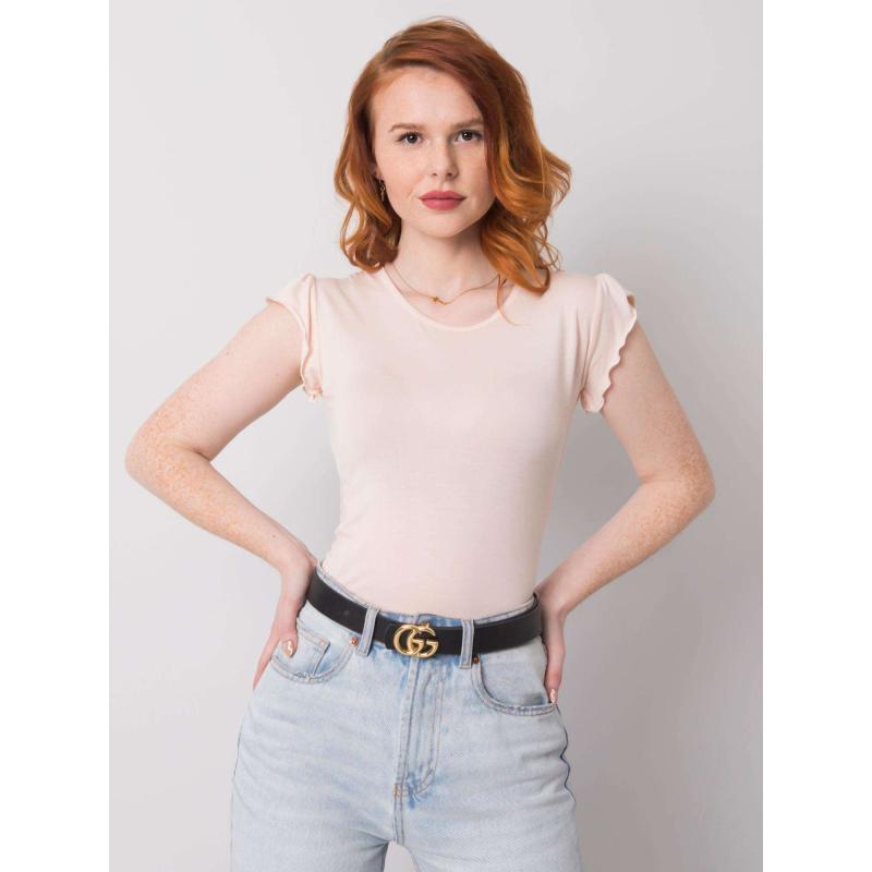 Dámská halenka Lottie RUE PARIS světle broskvová 