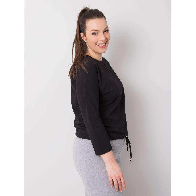 Dámská halenka plus size bavlněná SANDY černá