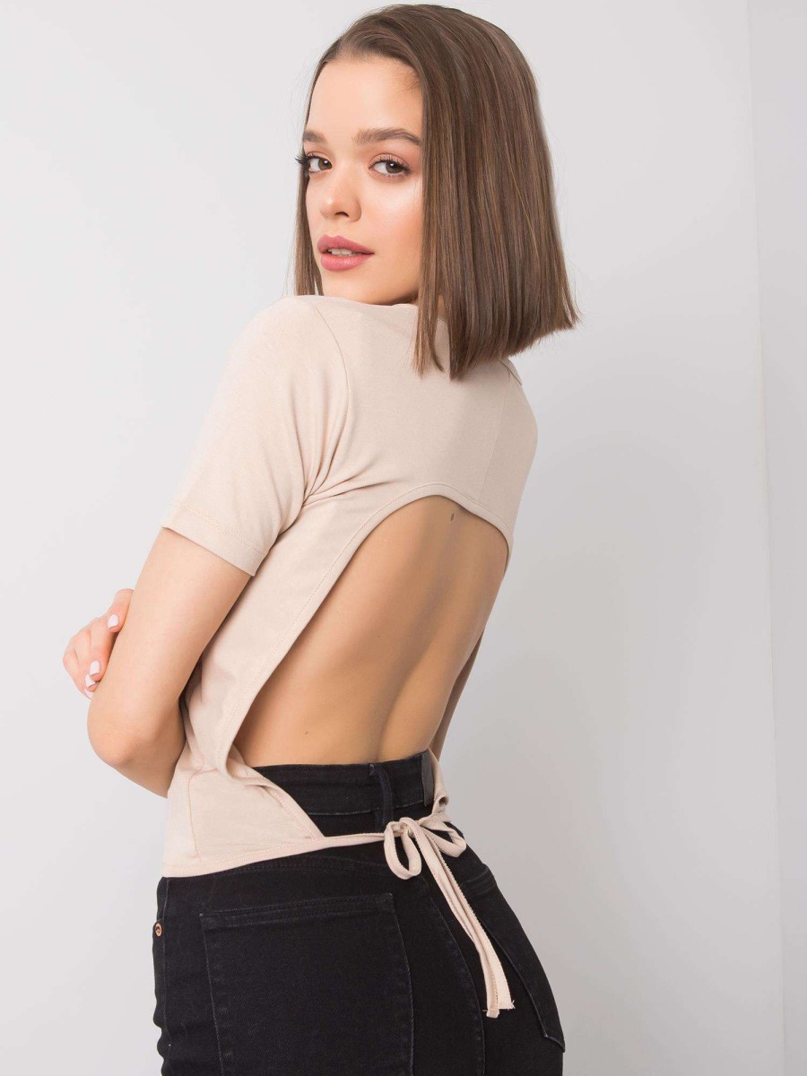 Dámska blúzka Pixie RUE PARIS beige