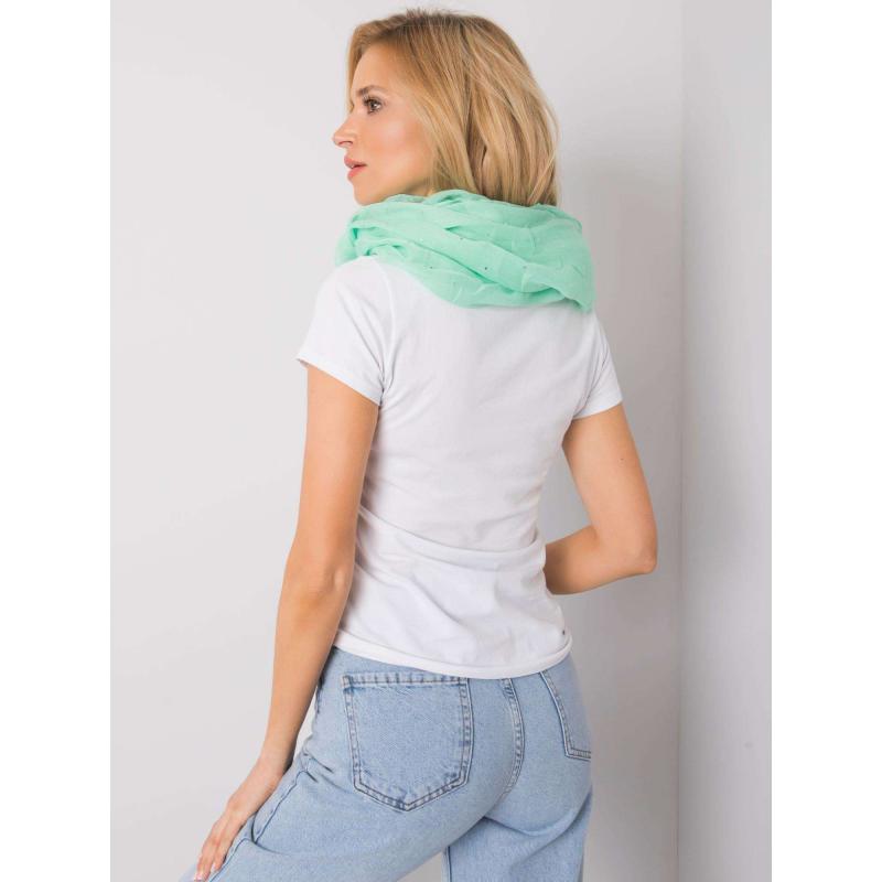 Dámský šátek s třpytivou aplikací EMANUEL zelený 