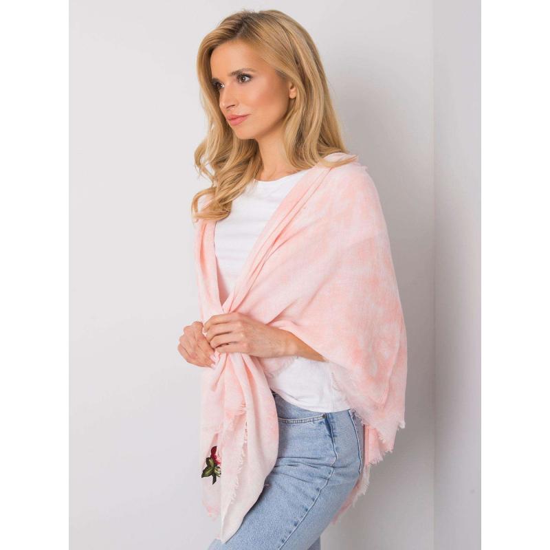 Dámska šatka s nášivkami WILLIE ružová