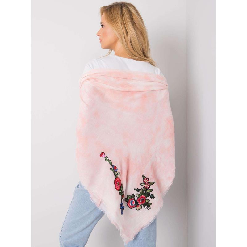 Dámska šatka s nášivkami WILLIE ružová