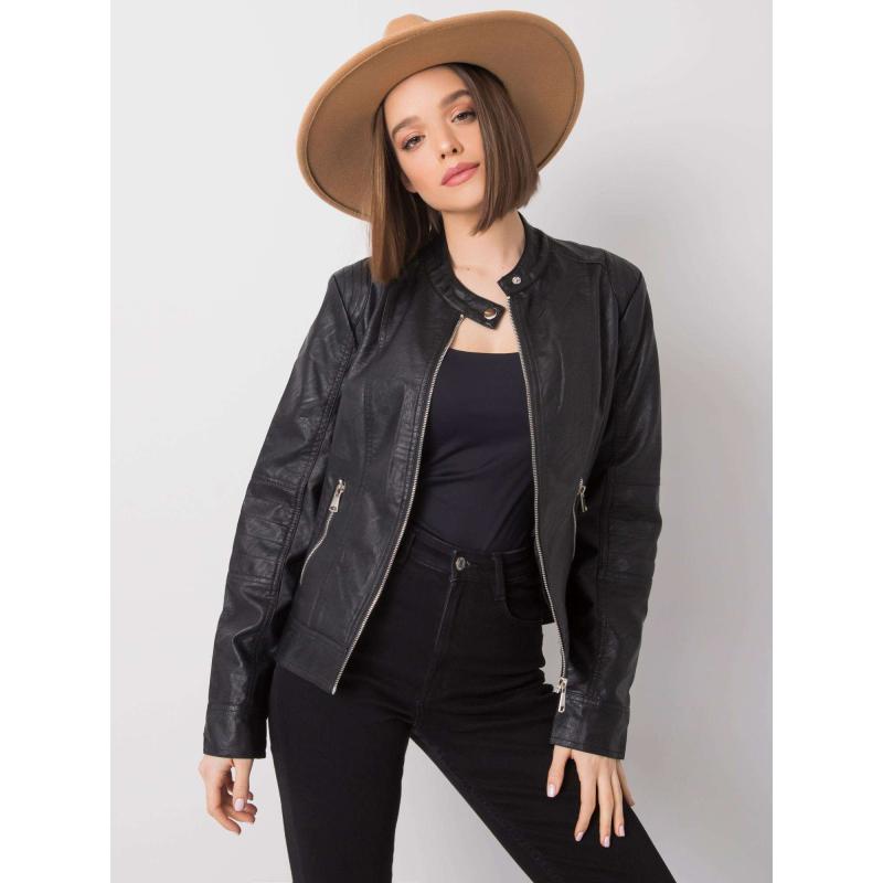 Dámská bunda koženková EULALIE černá  