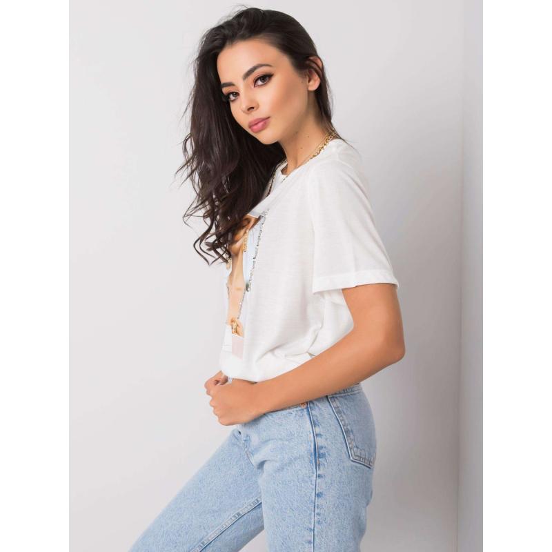 Dámské tričko bavlněné LYNDA bílé